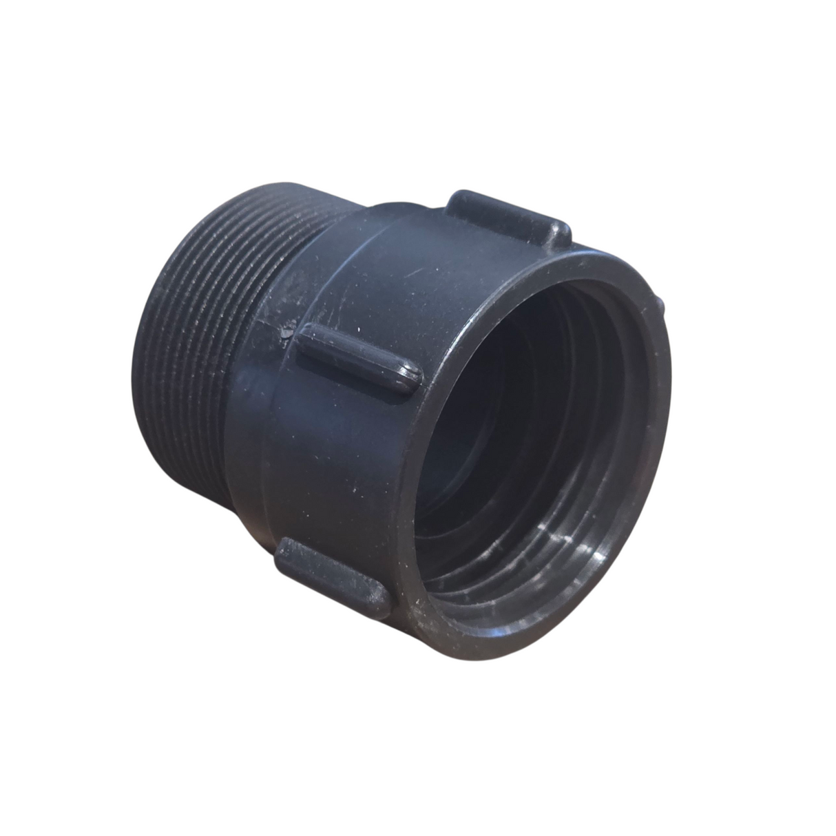 1000L IBC Adaptor – S60x6 to BSP or Camlock (Polypropylene)