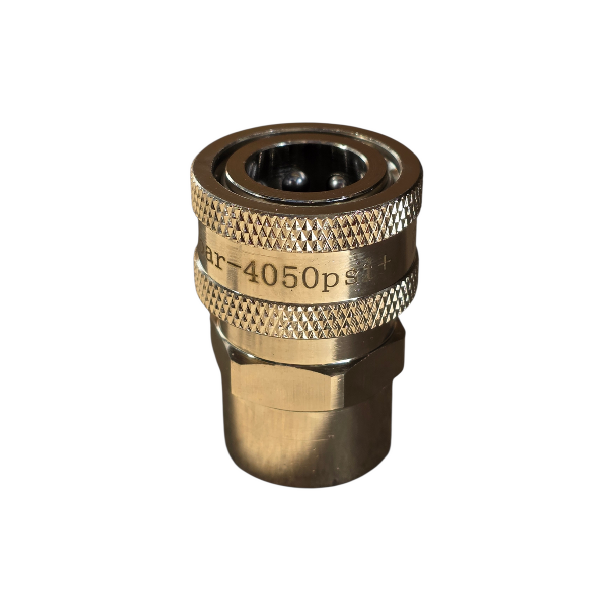 1/4" Pressure Wash Coupling x 1/4" BSPF 4000psi Brass