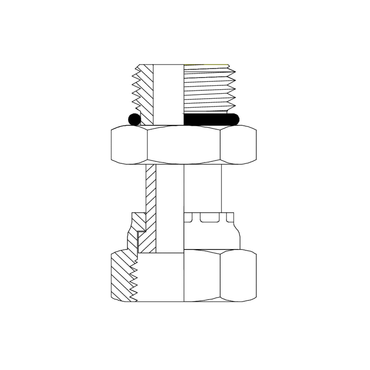 UNM-OFFX – UNO Male × ORFS Female Swivel | Hydraulic Adaptor | Tas Hose