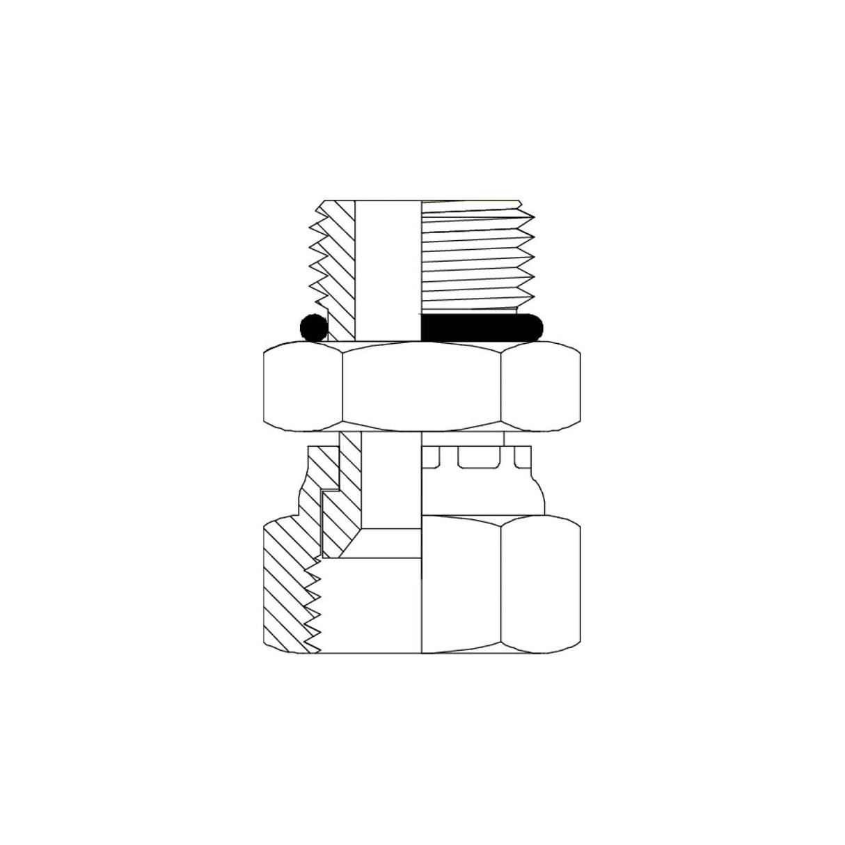 UNM-JCFX – UNO Male × JIC Female Swivel | Hydraulic Adaptor | Tas Hose