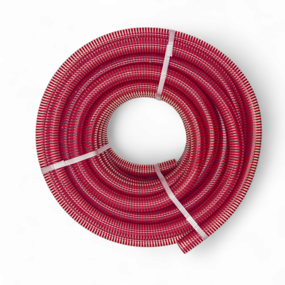 Barfell Clear/Red Wine Transfer Hose | Food Grade Suction/Discharge