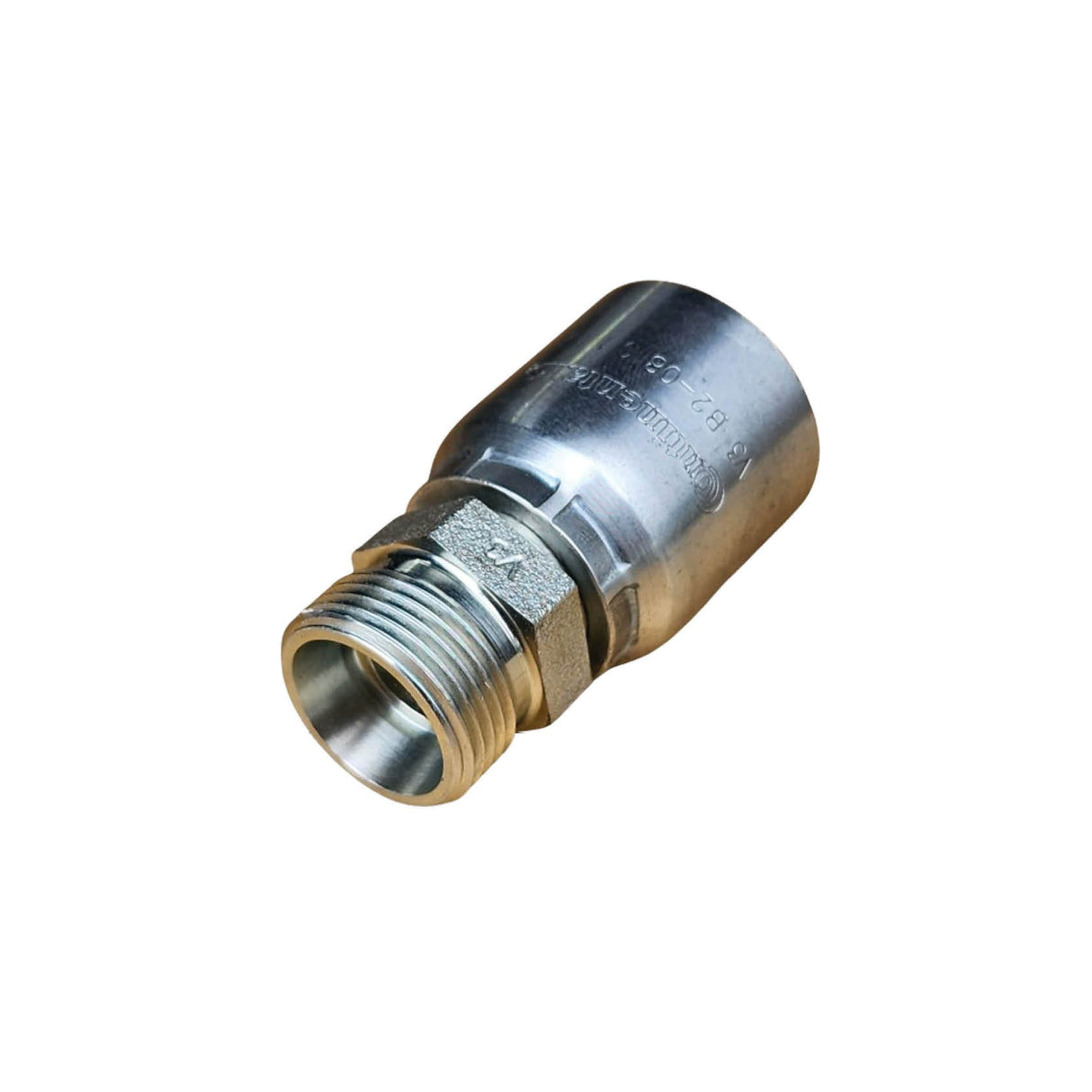 B2-DLM DIN Metric Light Male One-Piece Crimp Fitting