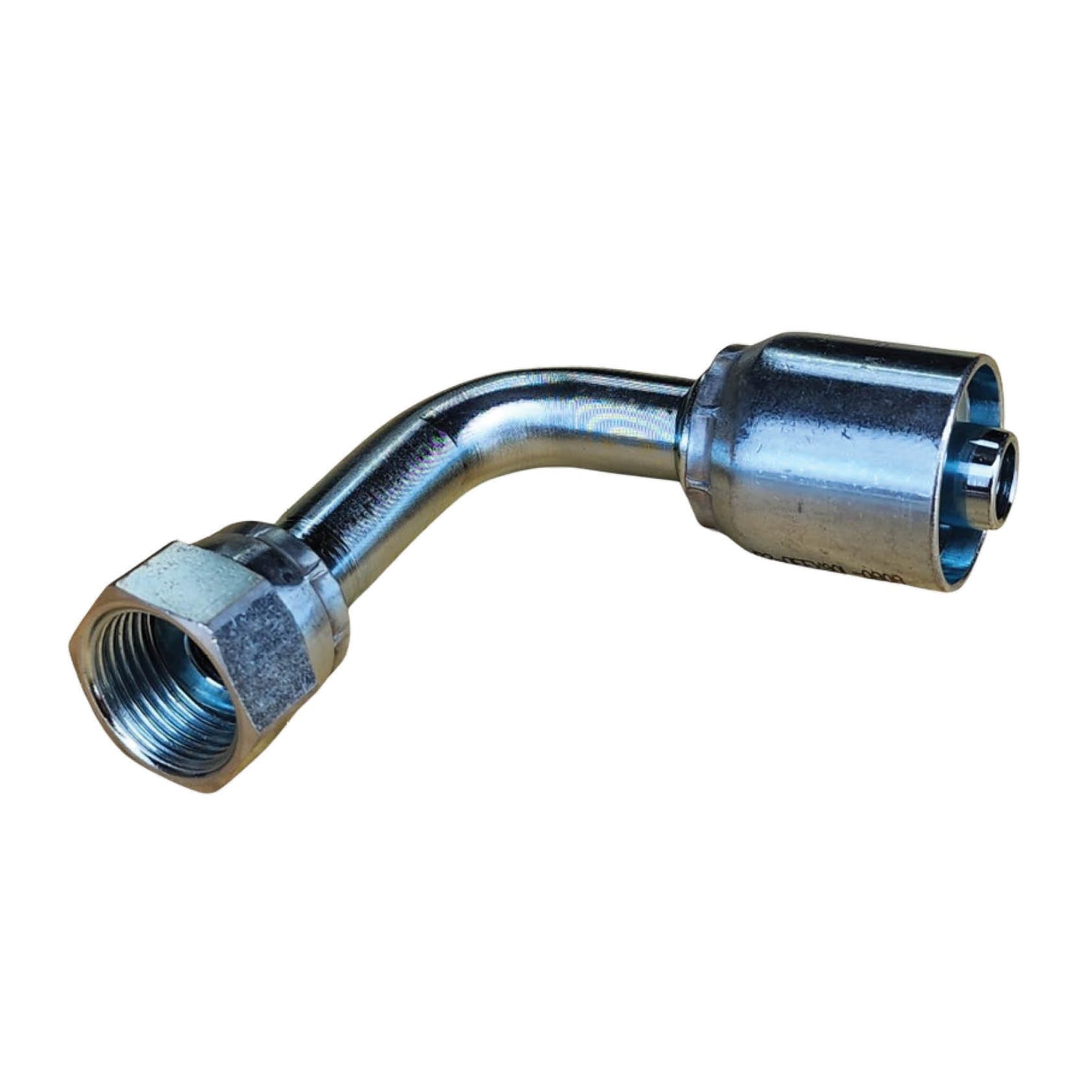 B2-OFFX90L ORFS Female Swivel 90° Long Drop One-Piece Crimp Fitting