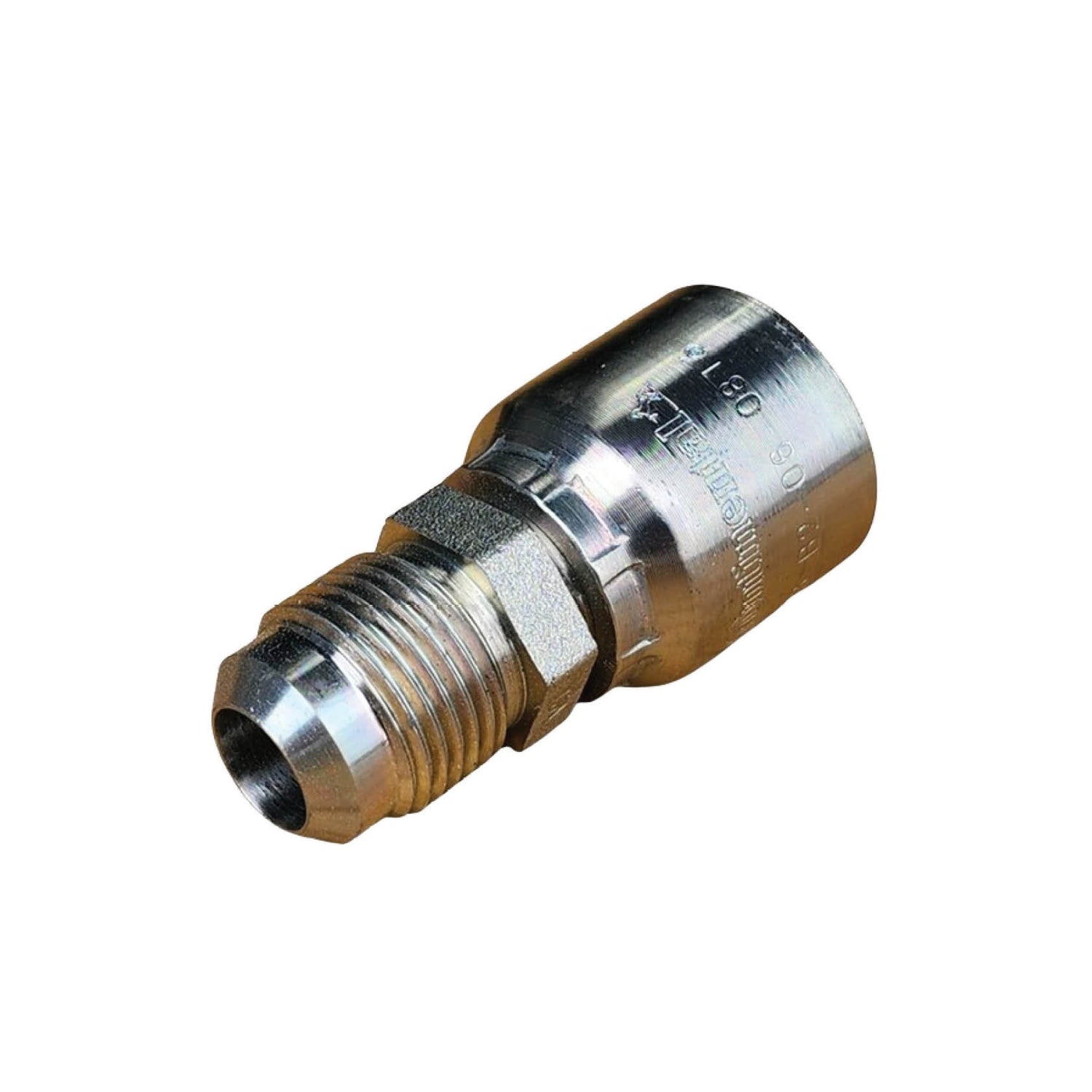 B2-SFM SAE 45° Flare Male One-Piece Crimp Fitting