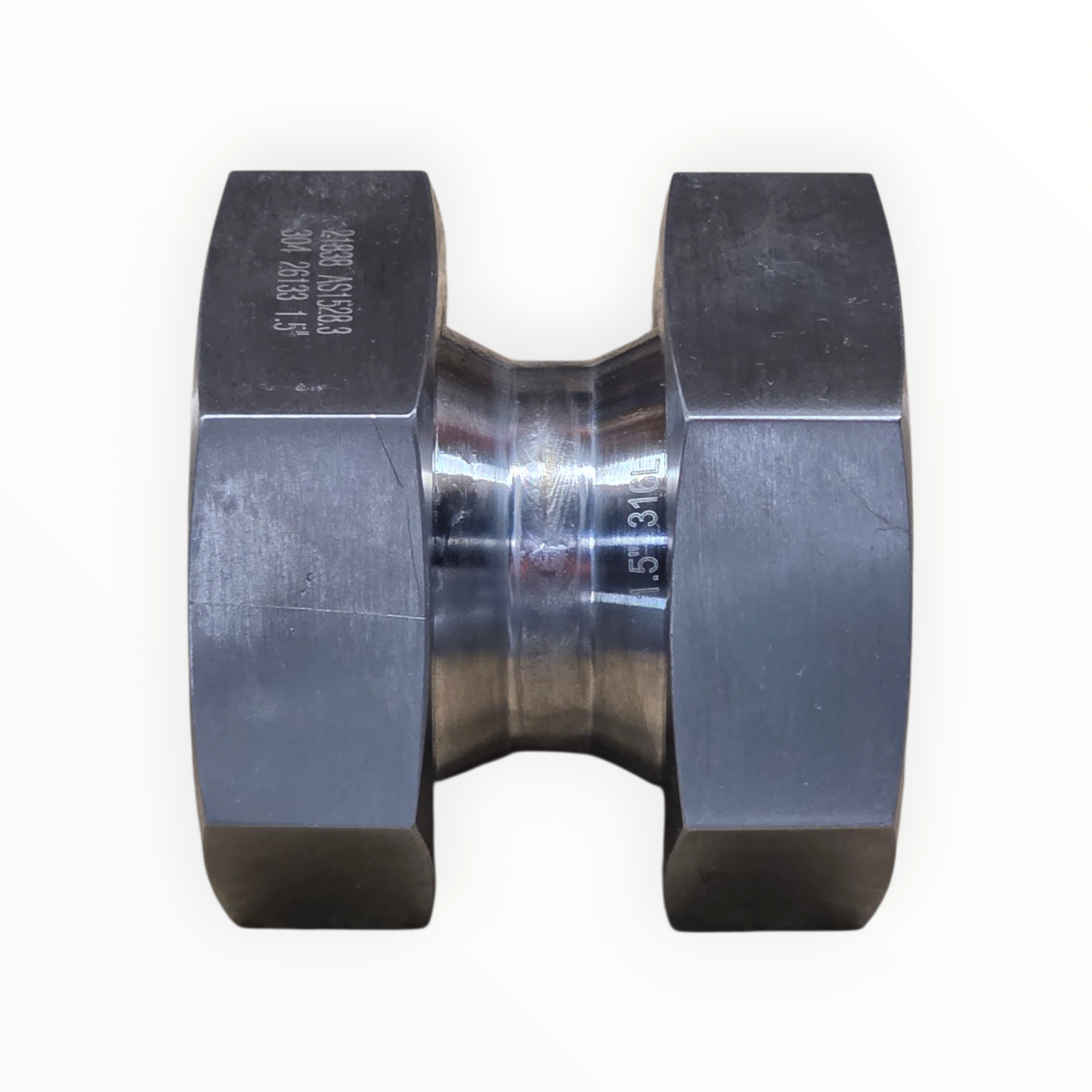 38mm BSM (RJT) Female x Female Union - Custom Welded Stainless Steel