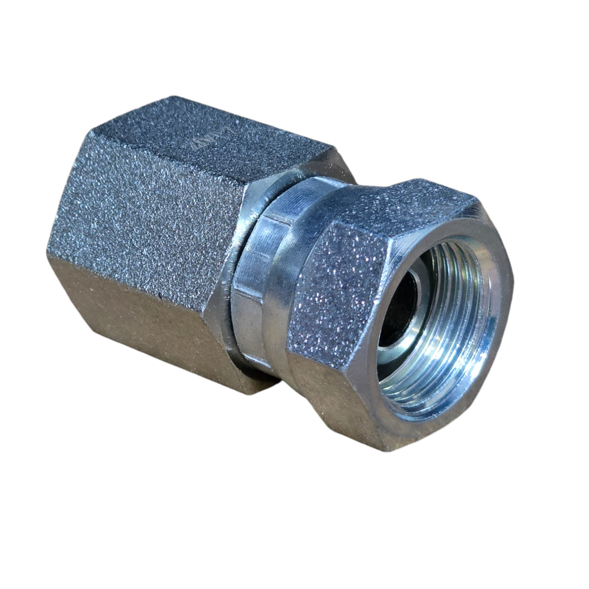 BSP Tapered Fixed Female to BSP Parallel Female Swivel Hydraulic Adaptor
