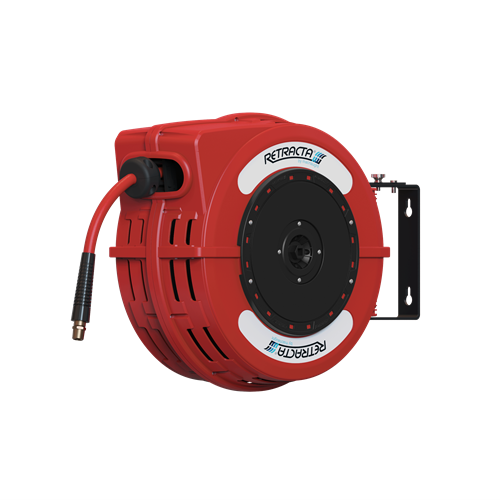 Retracta C1 Hose Reel (Red) - Hot/Cold Water Washdown