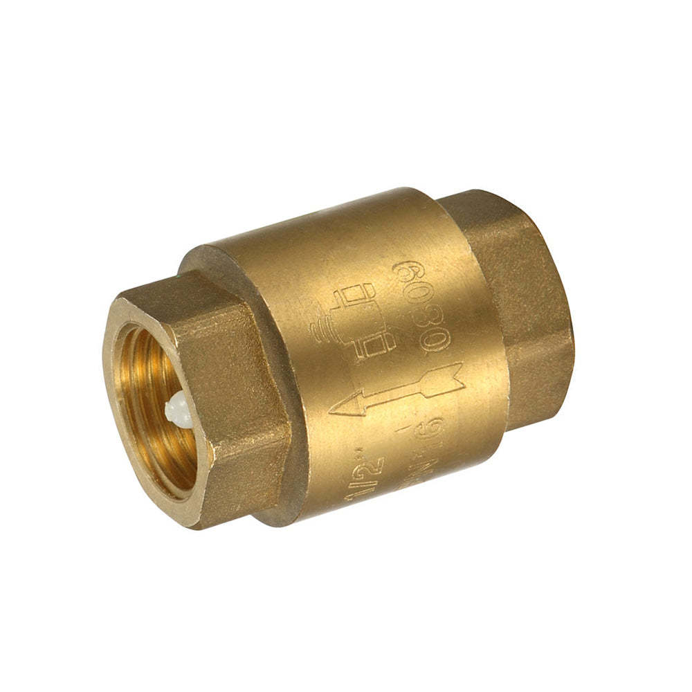Spring Check Valve - Brass General Purpose BSP