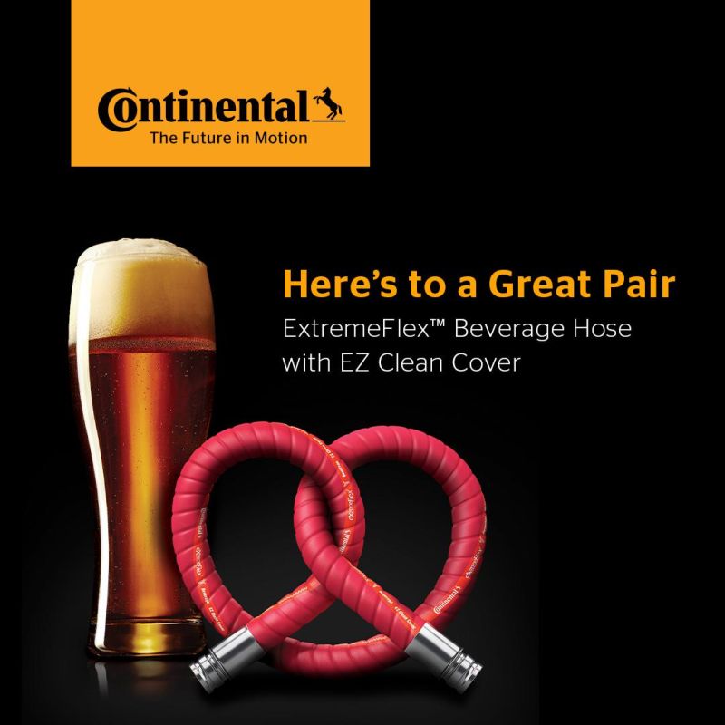 Continental ExtremeFlex™ Beverage EZ Glide Hose Assembly – Tri Clamp Ends
