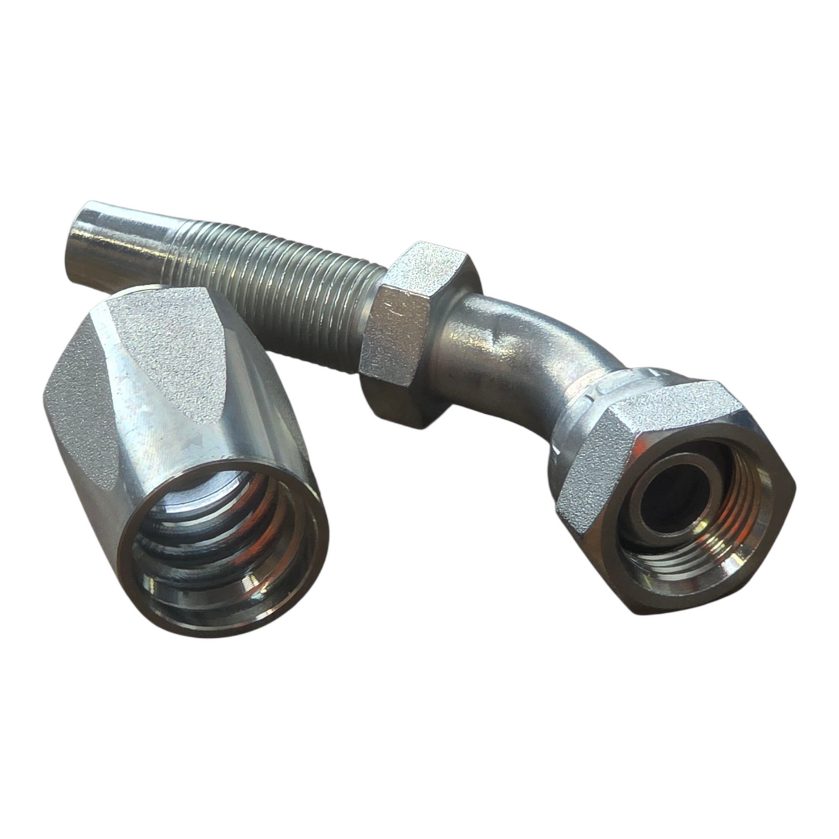 My Hydraulic BSP Field Attachable 2 Wire Reusable Fittings – Straight/Elbow