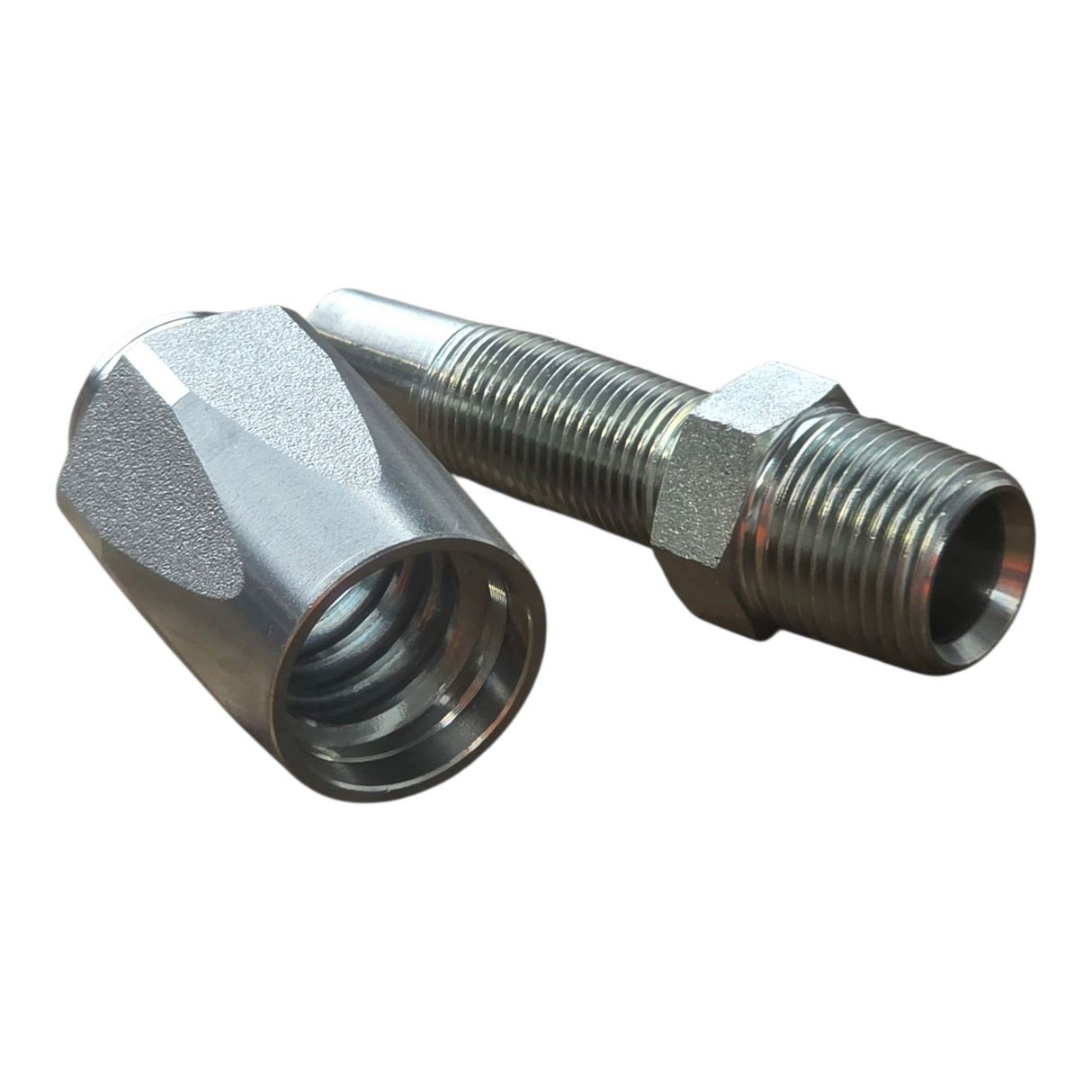 My Hydraulic BSP Field Attachable 2 Wire Reusable Fittings – Straight/Elbow