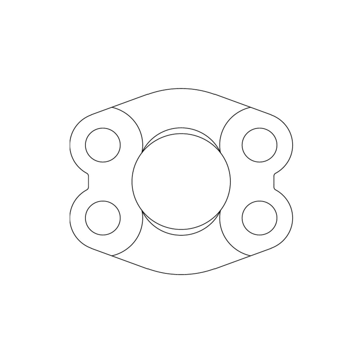 Code 62 Flange Clamp (One Piece)