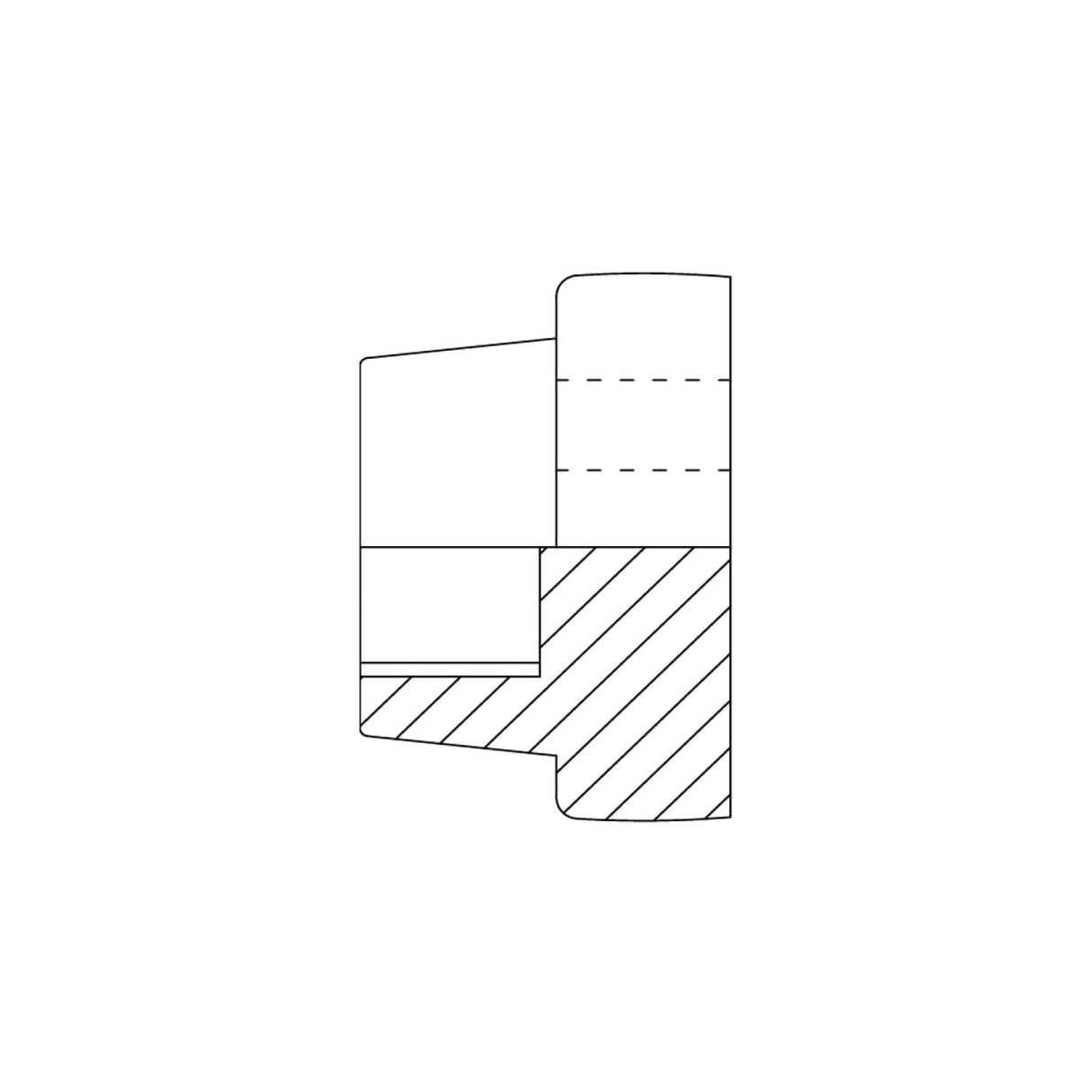 Code 61 Flange Block × BSPP Female