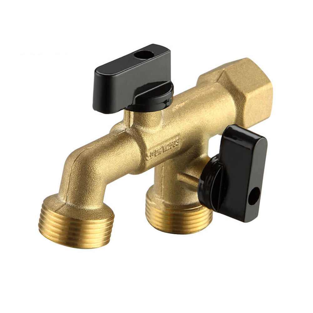 Garden Tap - Brass Dual Lever Handle | F/M BSP