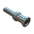 Code 61 flange hyperspiral two-piece crimp tail hydraulic fitting made from zinc-plated steel for high-pressure systems