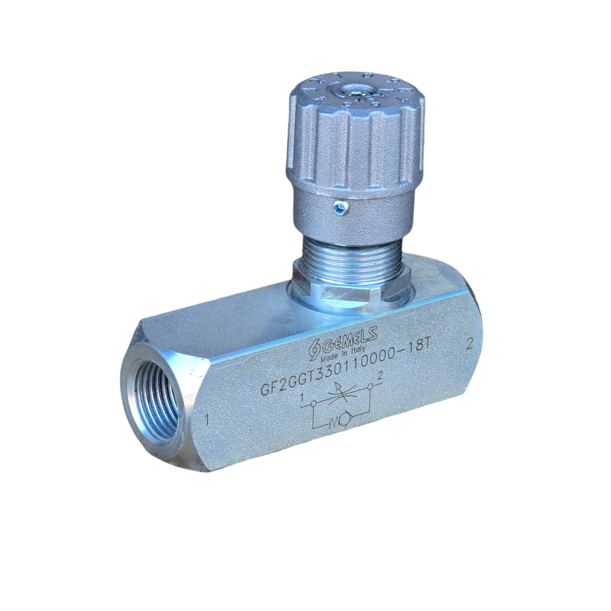 High Pressure BSP Flow Control Valve with Check