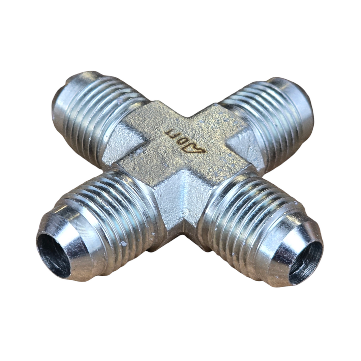JIC Male 4-Way Cross | Hydraulic Adaptor