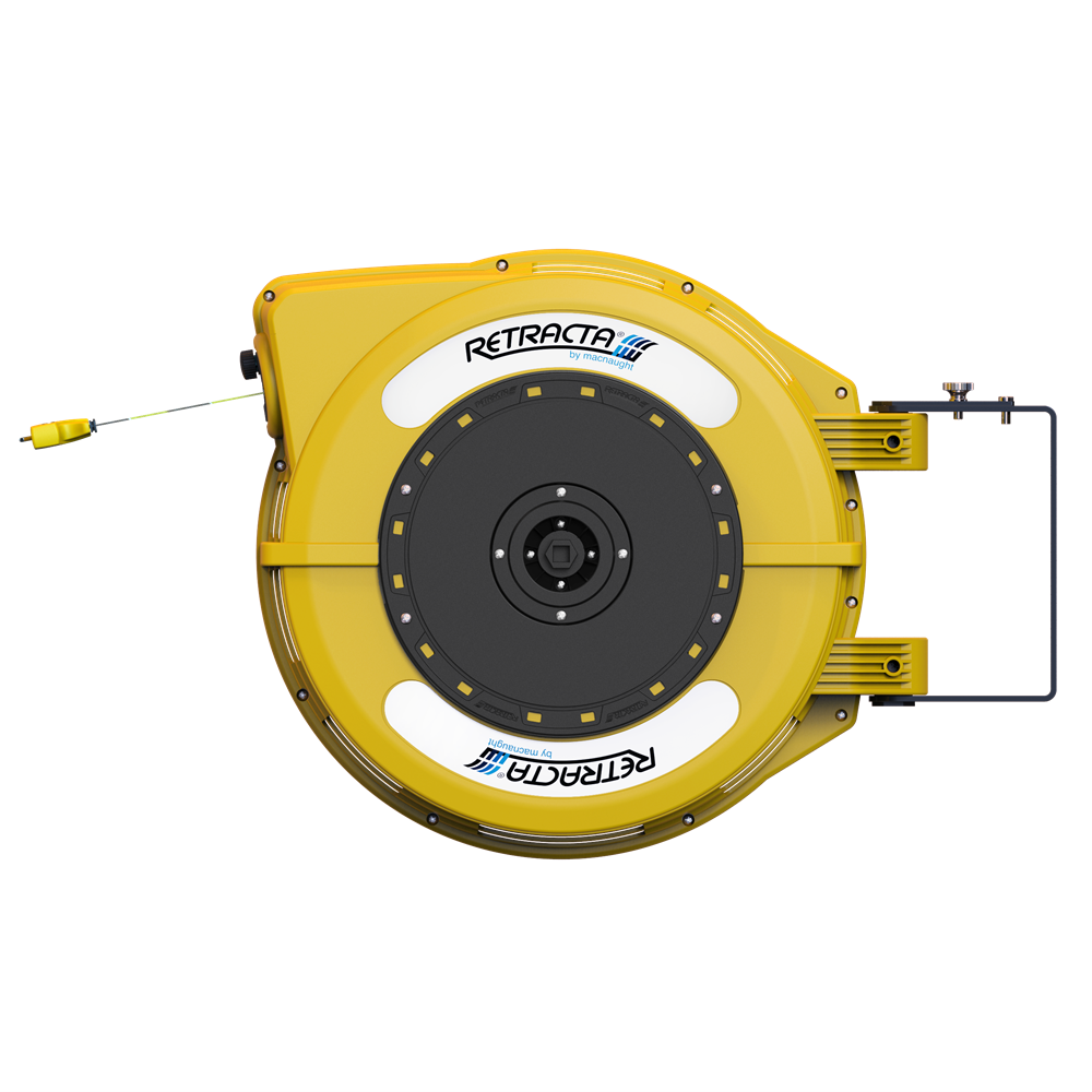 Retracta C1 Hose Reel (Yellow) Caution Tape