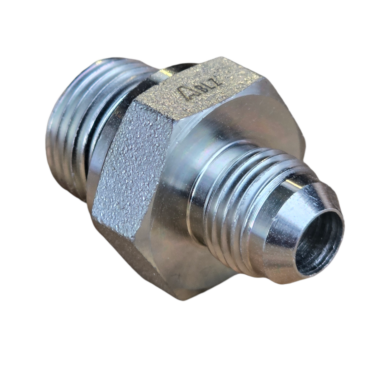 JIC Male × Metric Stud Male | Hydraulic Adaptor