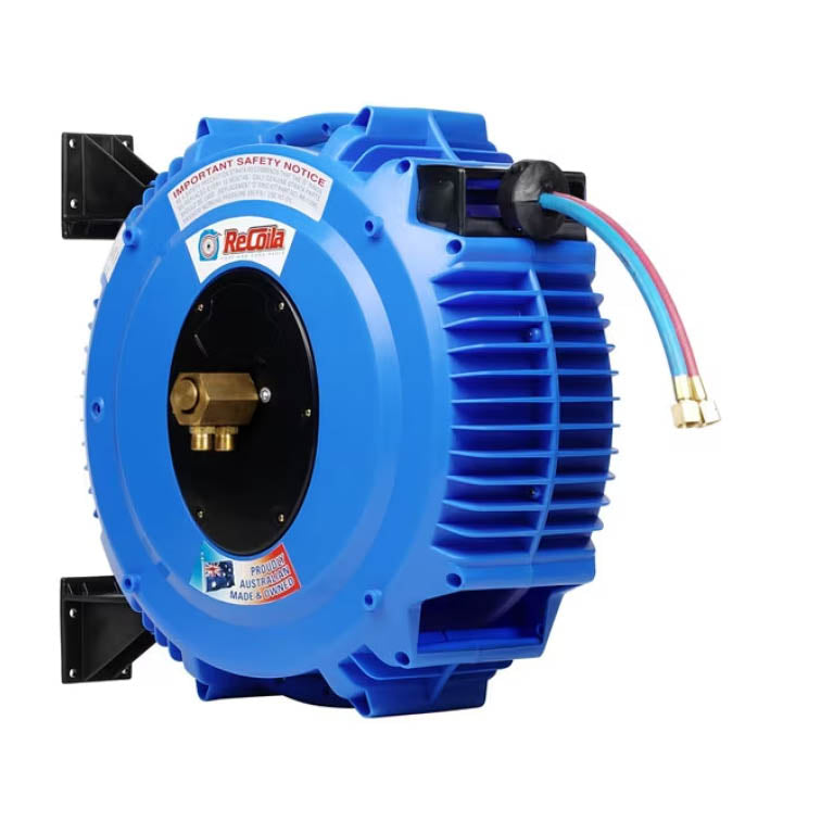 Recoila GEN III Retractable Hose Reels – Air, Water, Hot Washdown, Garden & More