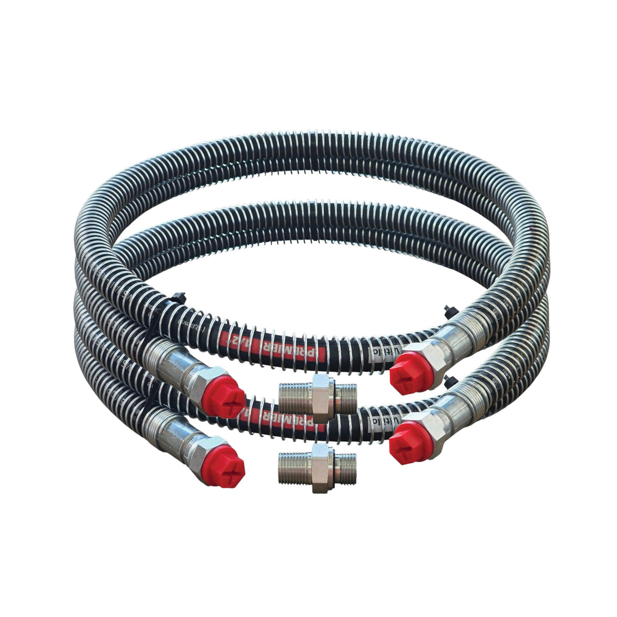 1/2" BSPP Male x Female Hose Kit – Rock Breaker & Auger Drive (Ready to Use)