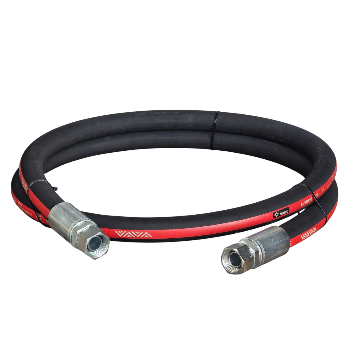 1" Rock Breaker Hose Kit Everest Spiral Hose, 2m to 2.5m