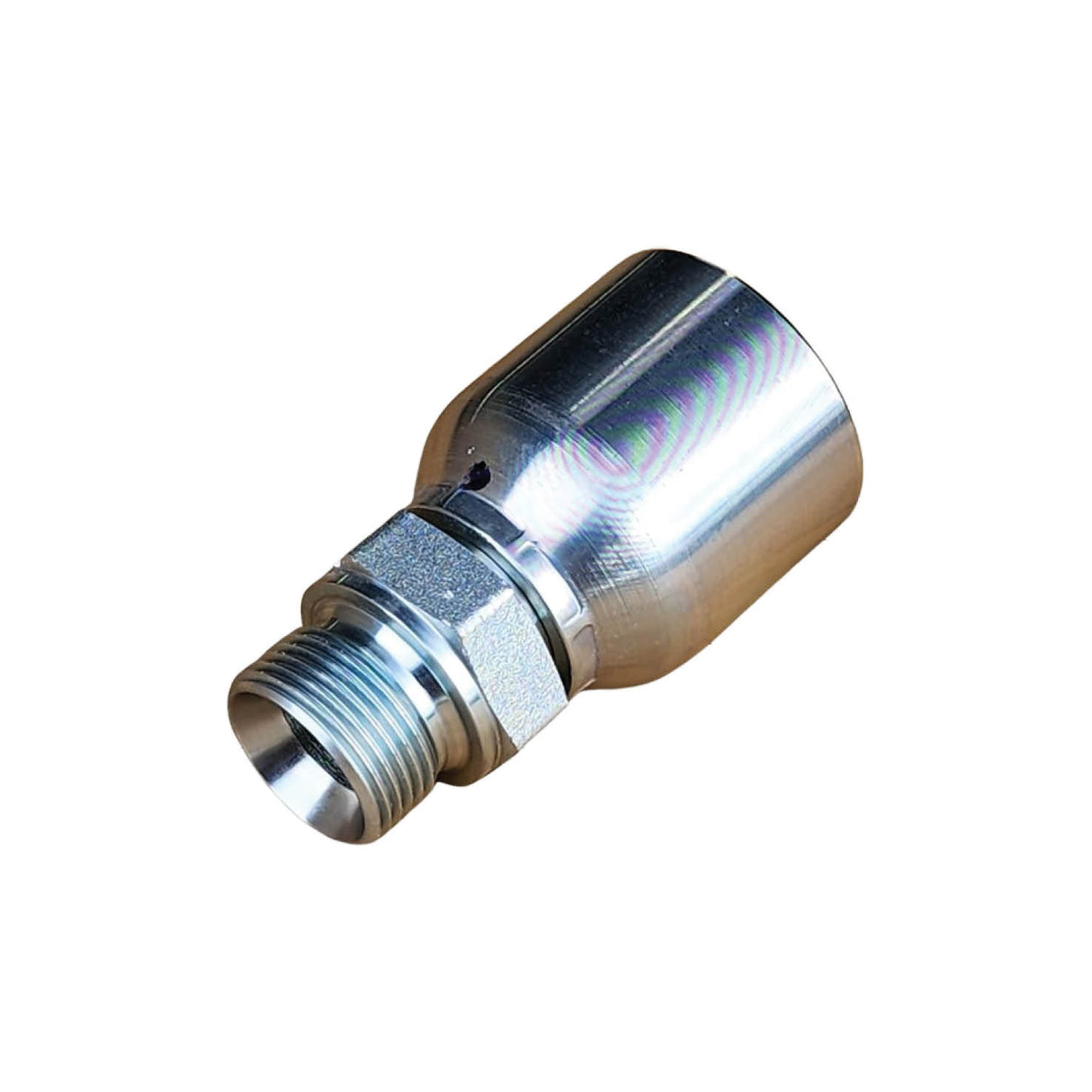 SG-BPM One-Piece BSPP Male Spiral Hose Crimp Coupling