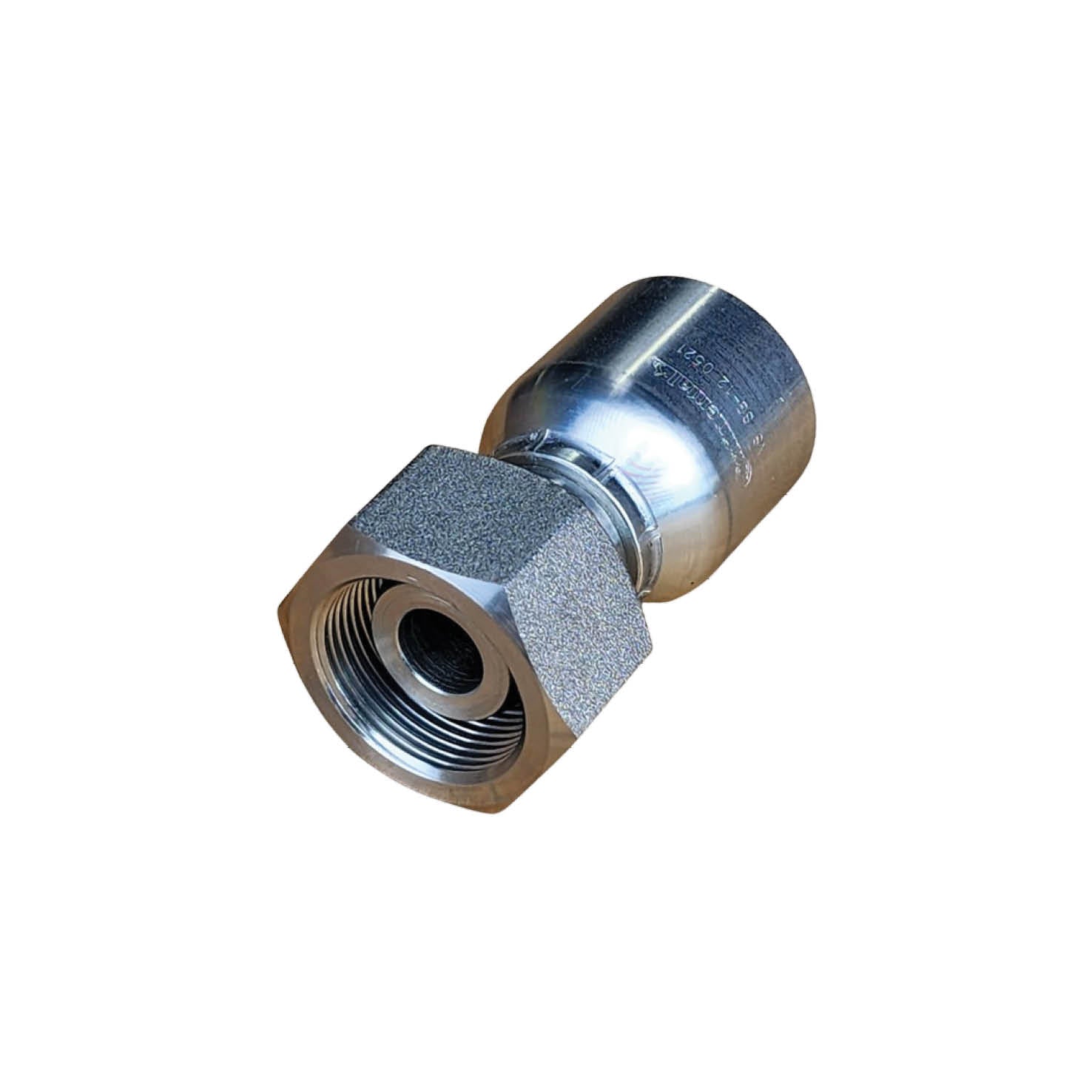 SG-DHFX One-Piece Metric Heavy Female Spiral Hose Crimp Coupling