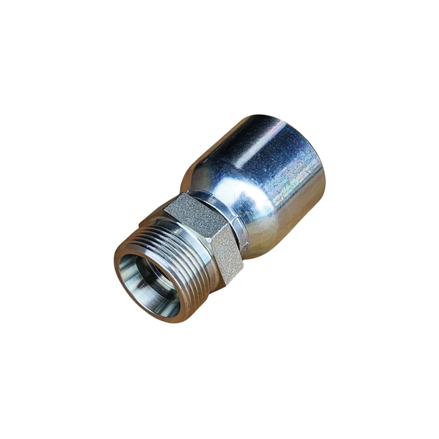 SG-DHM One-Piece Metric Heavy Male Spiral Hose Crimp Coupling