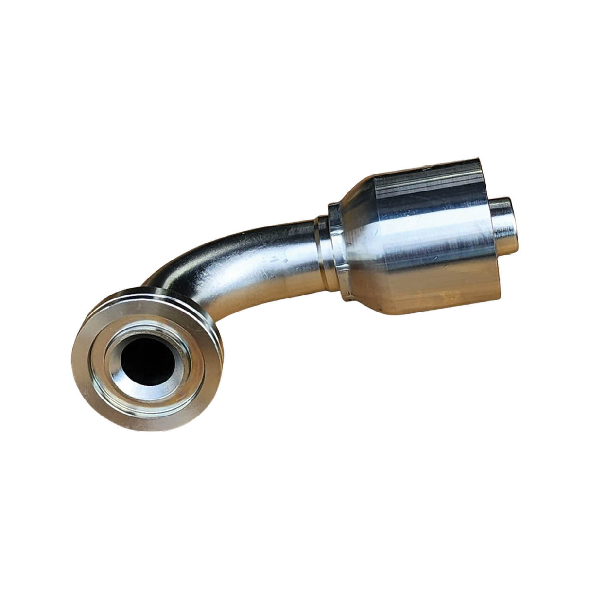 SG-FH90 One-Piece Code 62 Flange 90° Spiral Hose Crimp Coupling