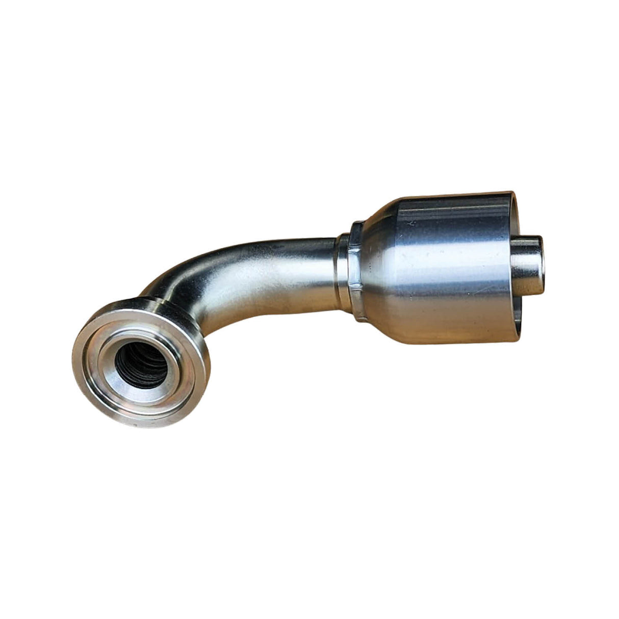 SG-FL90 One-Piece Code 61 Flange 90° Spiral Hose Crimp Coupling