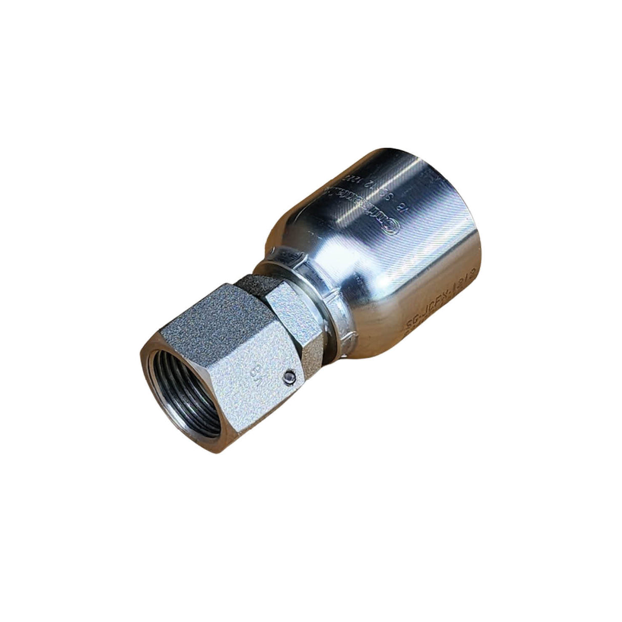 SG-JCFX One-Piece JIC Female Swivel Spiral Hose Crimp Coupling