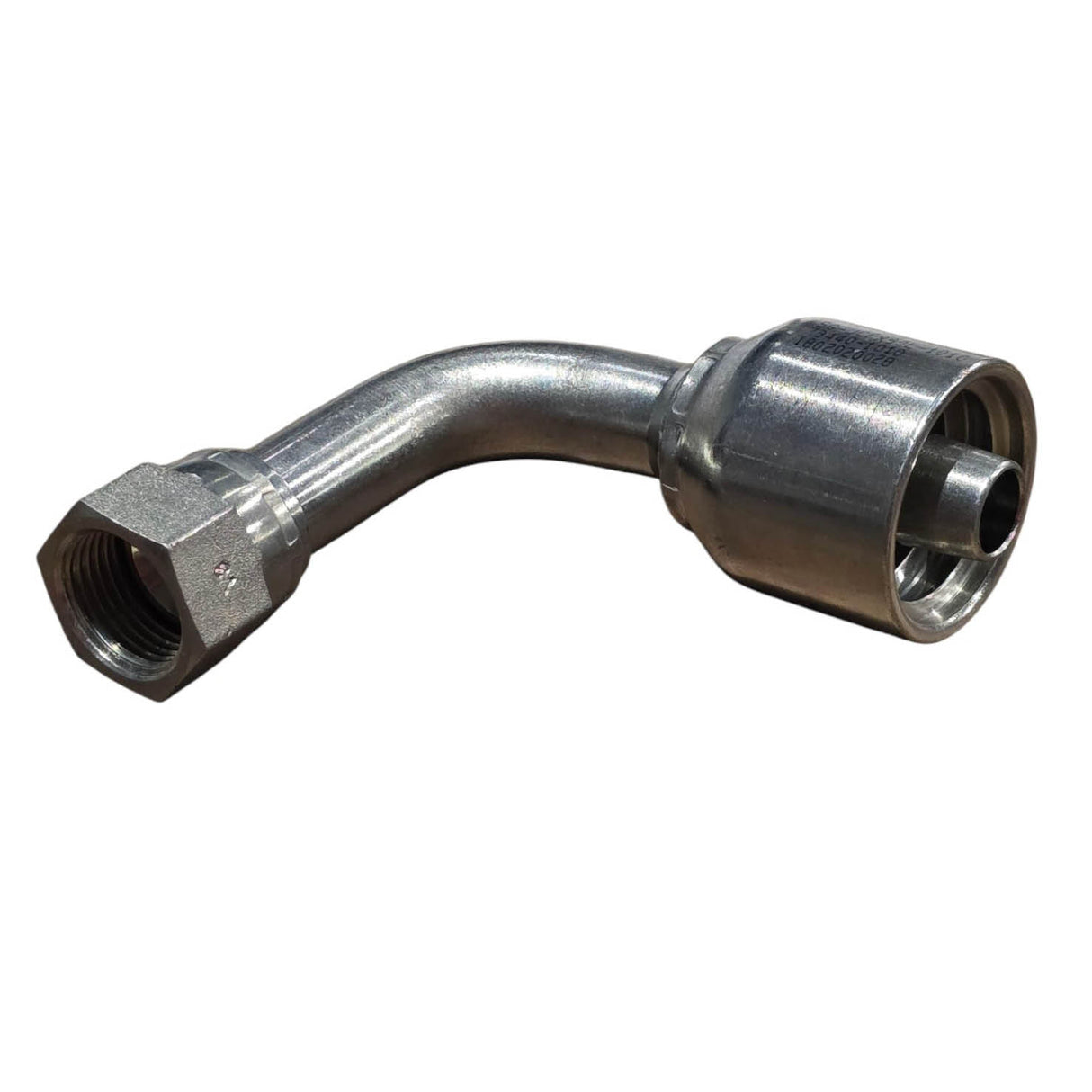 SG-JCFX90L JIC Female Swivel 90° Long Drop Spiral Coupling