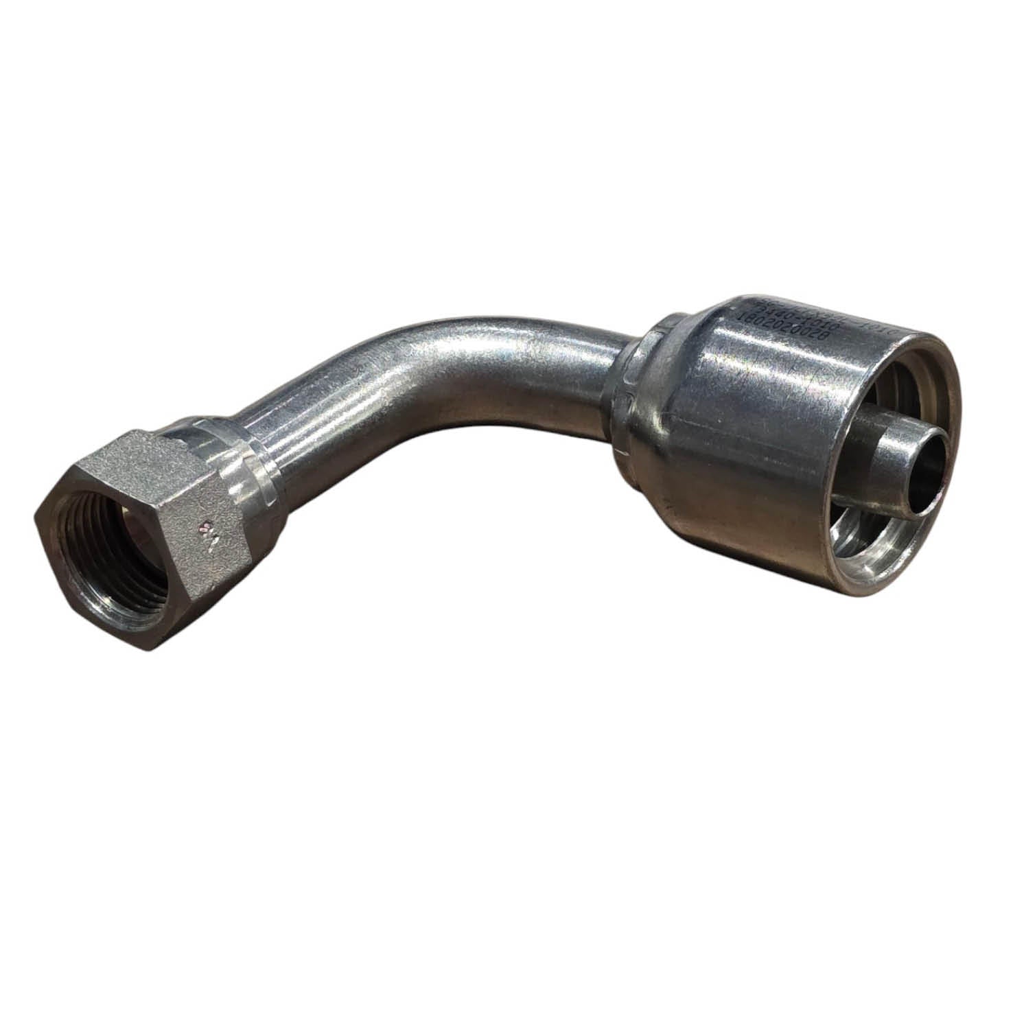 SG-JCFX90L JIC Female Swivel 90° Long Drop Spiral Coupling