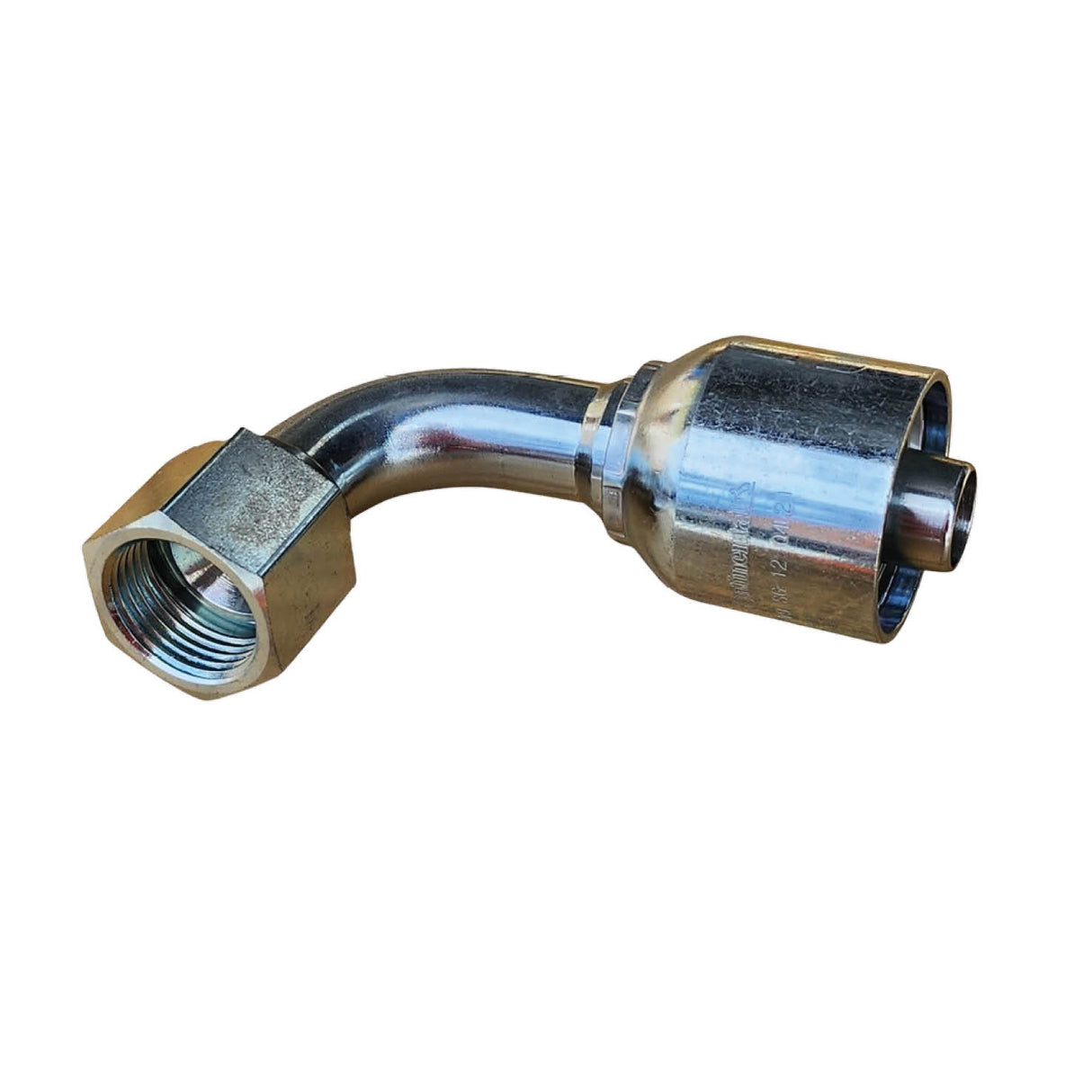 SG-JCFX90S JIC Female Swivel 90° Short Drop Spiral Coupling