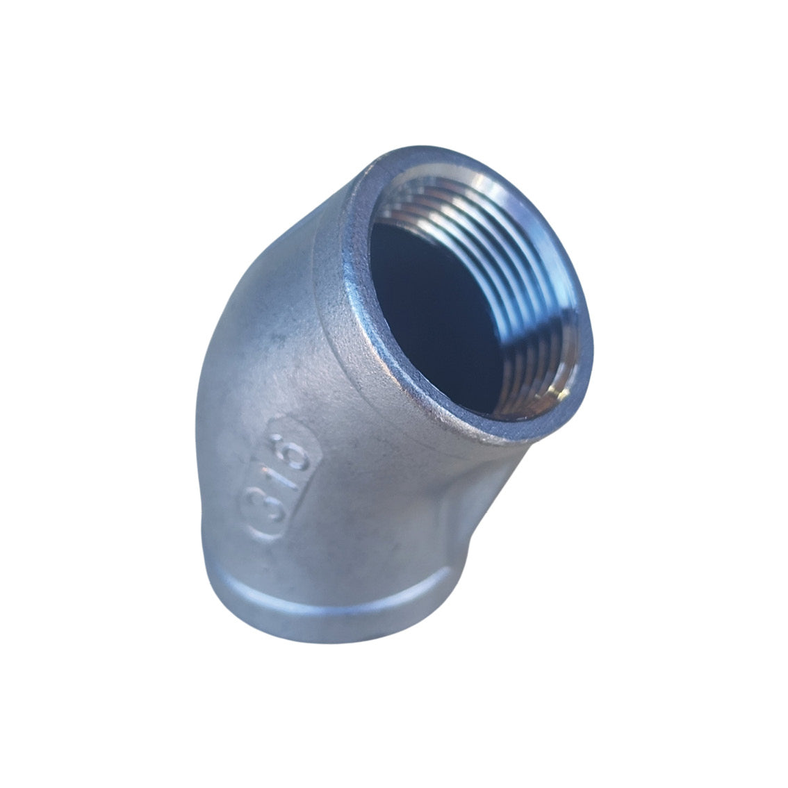 316 Stainless Steel F/F 45° Elbow BSP