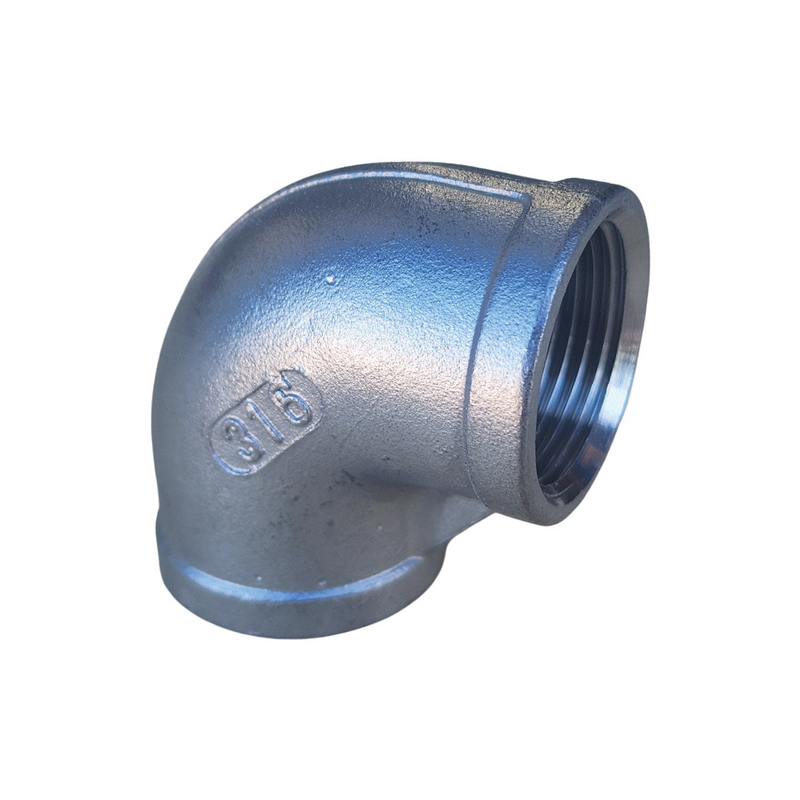316 Stainless Steel F/F 90° Elbow BSP