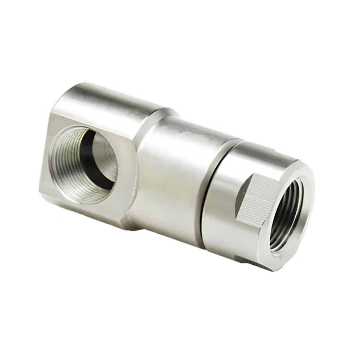 Super Swivels 90° Female BSPP × Female BSPP Hydraulic Live Swivel