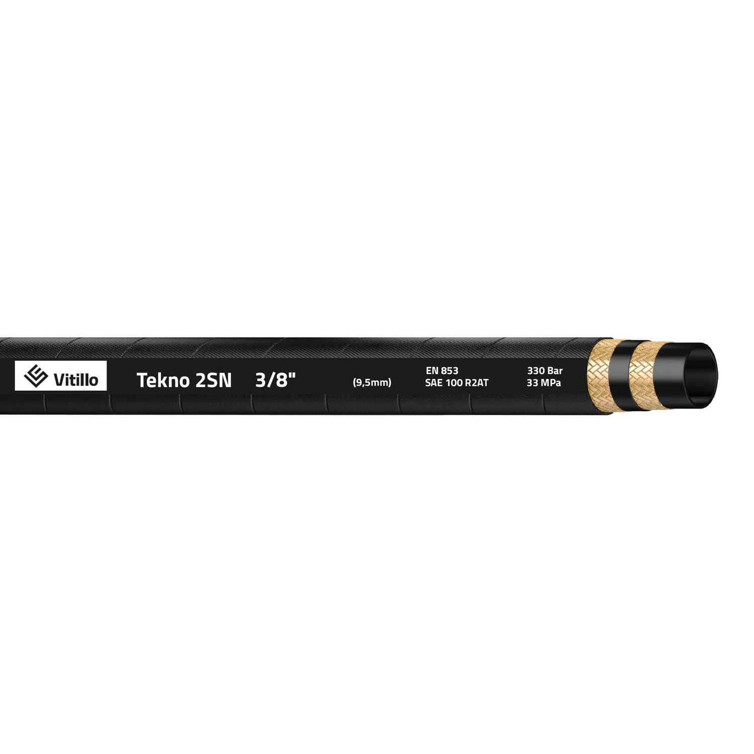 Tekno 2SN Premium 2-Wire Hydraulic Hose SAE 100R2AT