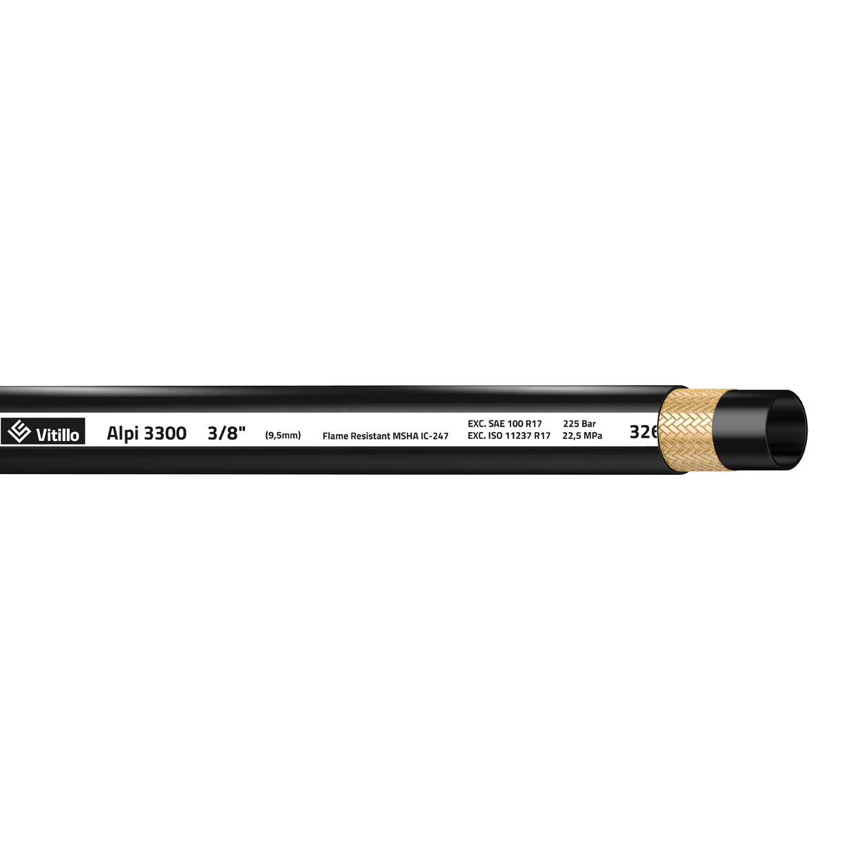 Alpi3300 ∞ Compact Hydraulic Hose SAE 100R17 3260psi