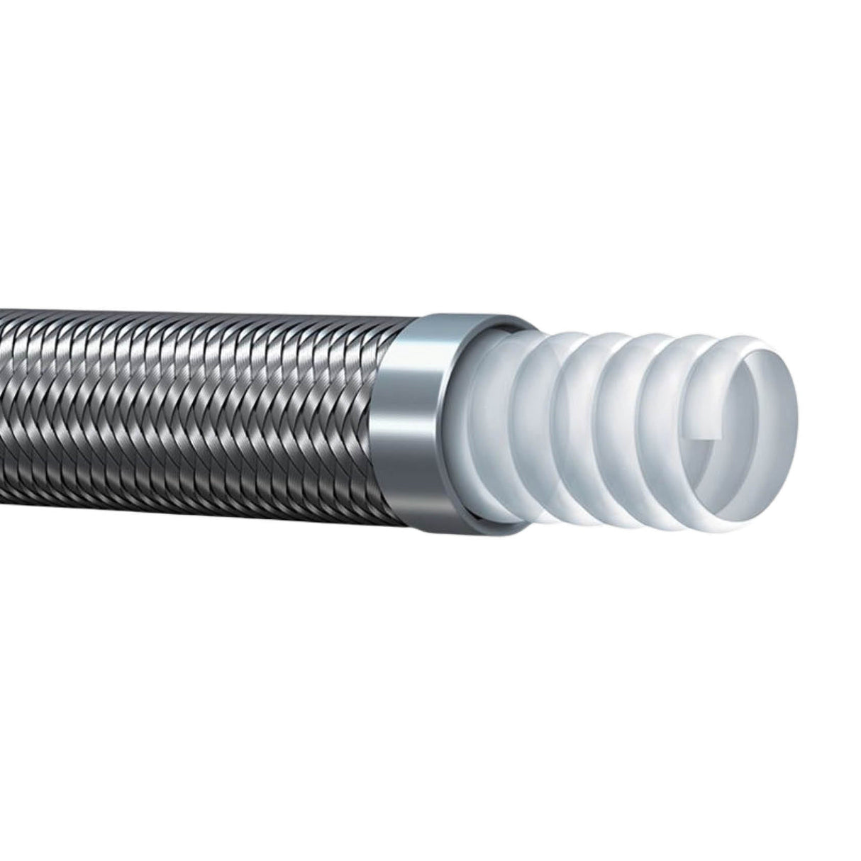 PTFE Corrugated Stainless Steel Braid Hydraulic Hose