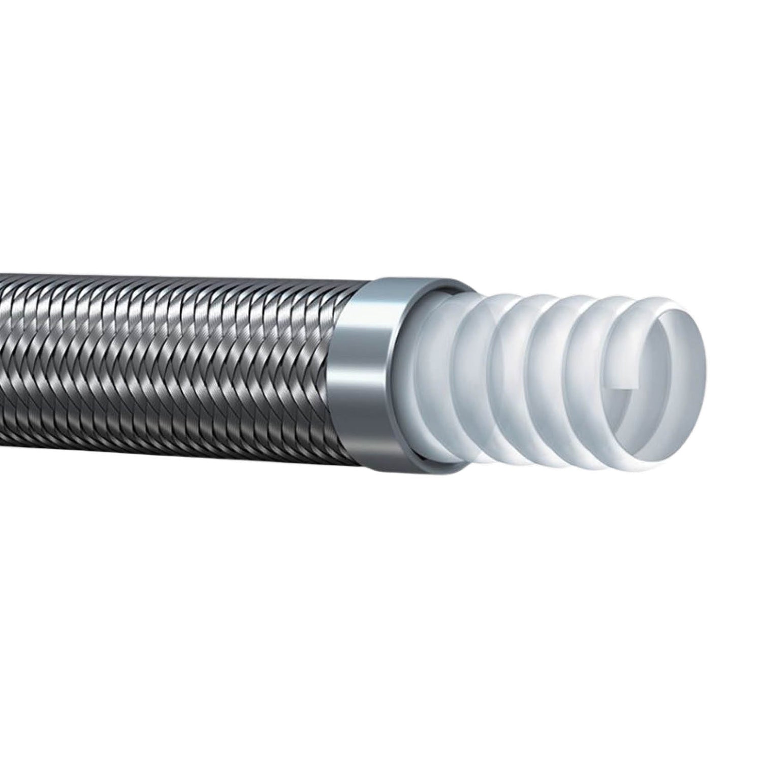 PTFE Corrugated Stainless Steel Braid Hydraulic Hose