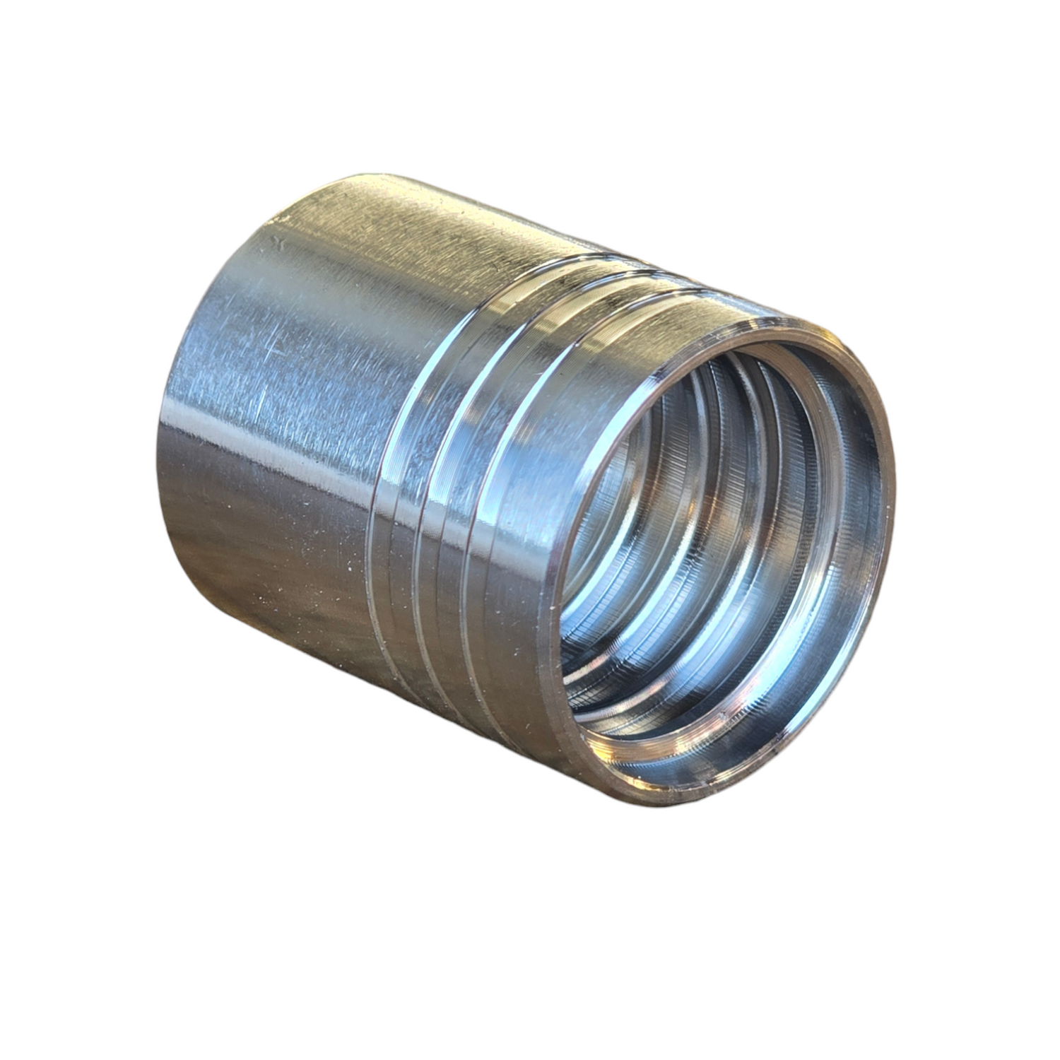 SS-TPFIND - 316 Stainless Steel Non-Skive Ferrule (Suits Fabric Braid Hose)