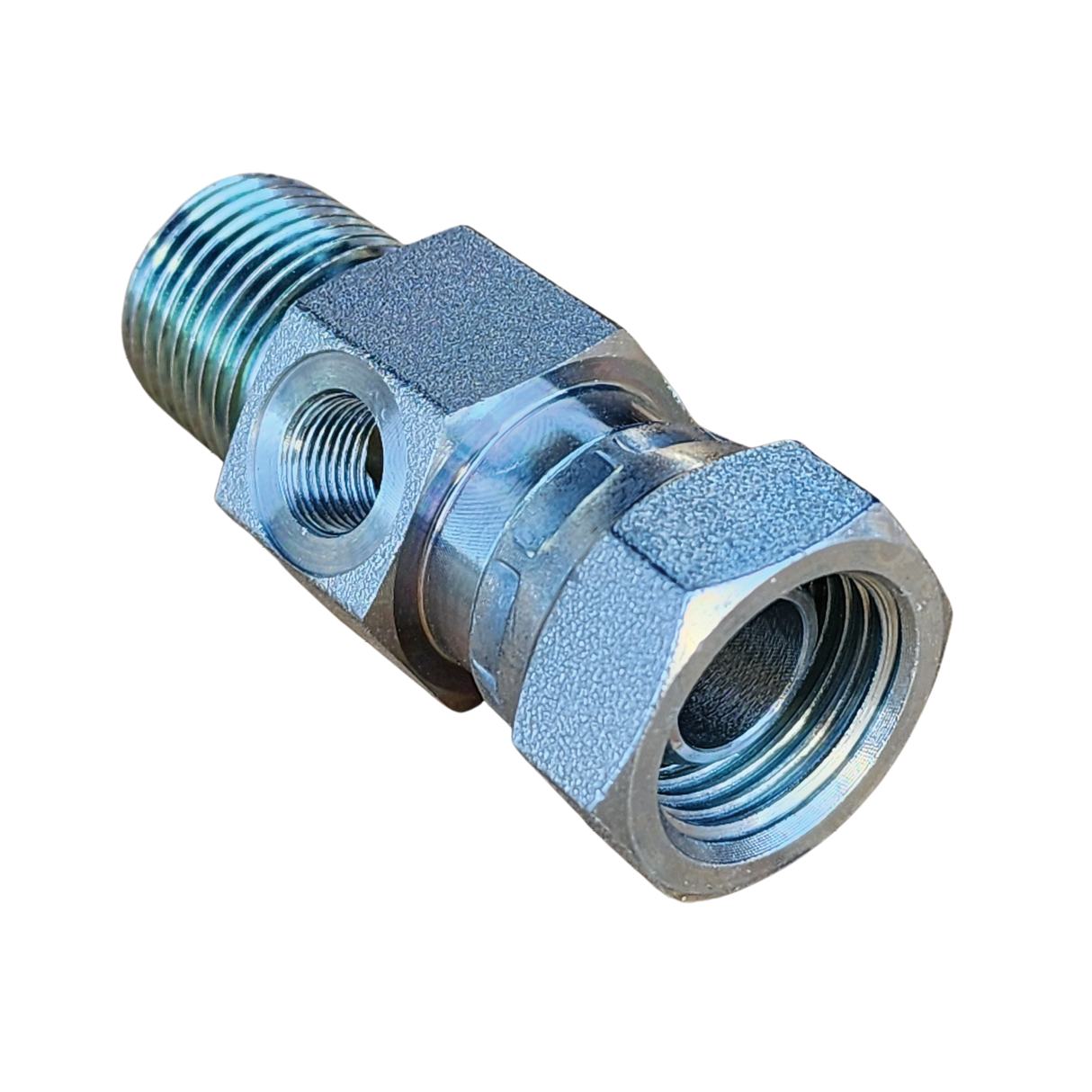 BSPT Inline Test Point — 1/8 BSPP Port | Tas Hose