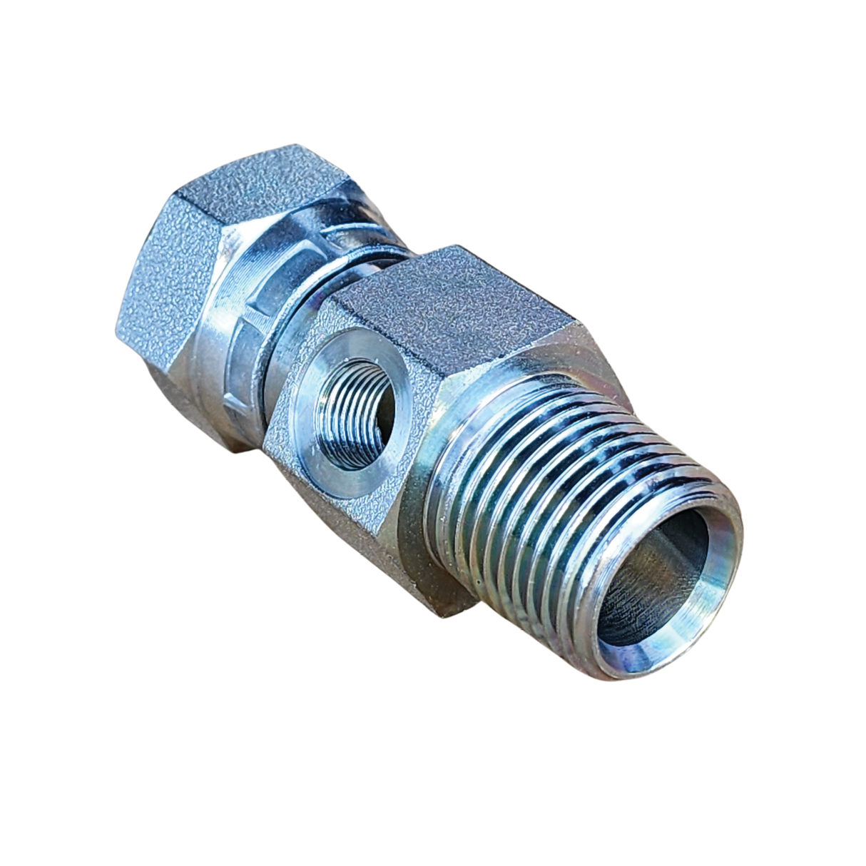 BSPT Inline Test Point — 1/8 BSPP Port | Tas Hose