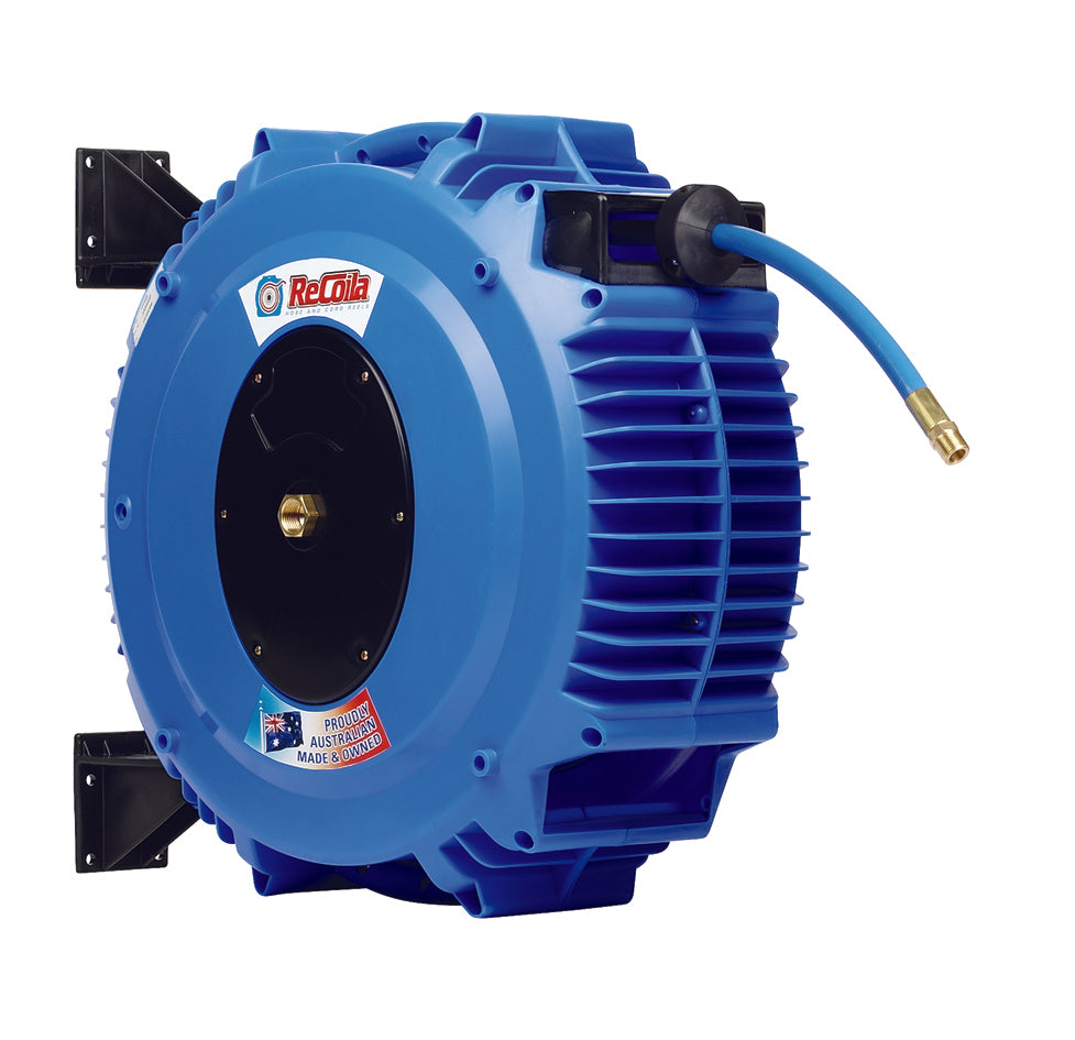 Recoila GEN III Retractable Hose Reels – Air, Water, Hot Washdown, Garden & More