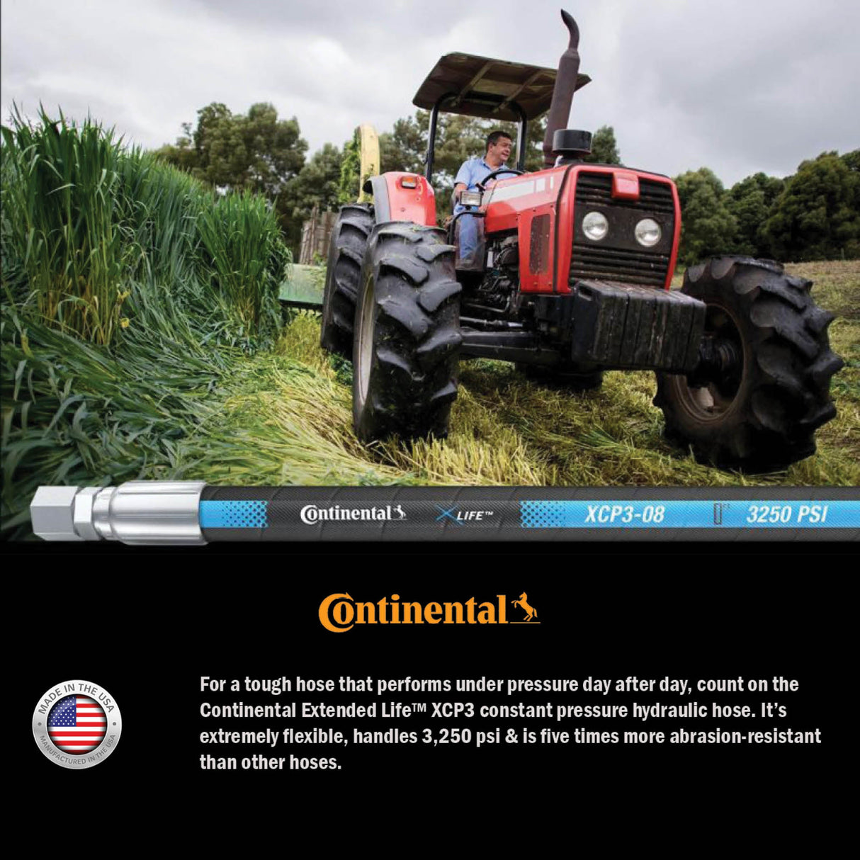 XCP3 Compact Hydraulic Hose SAE 100R17 3250psi