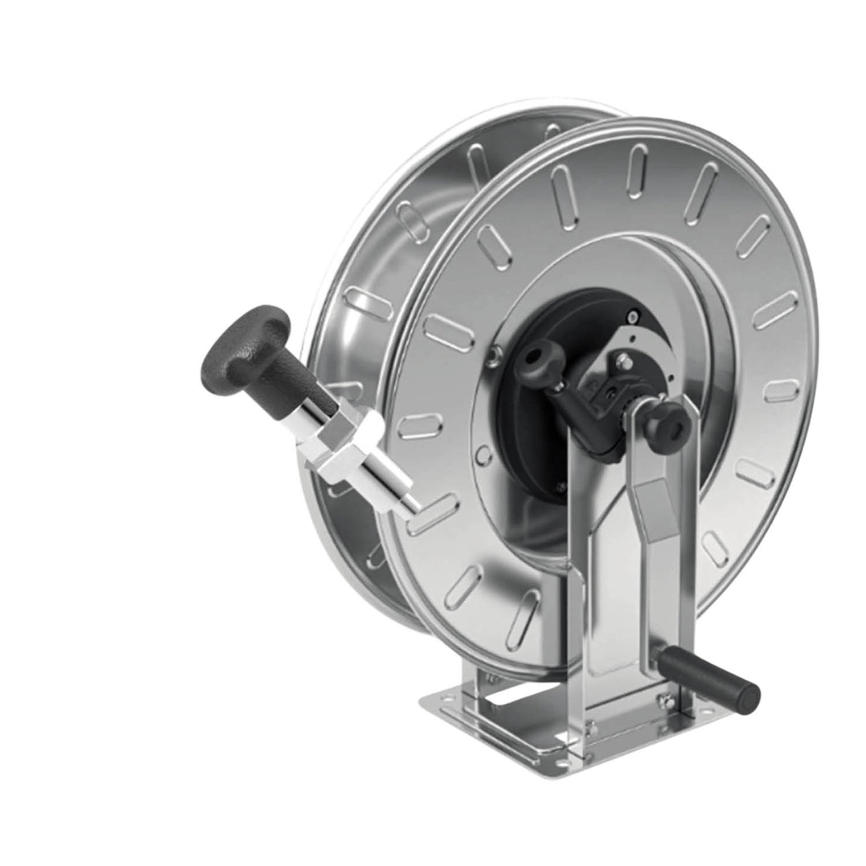 Retracta Y Series Stainless Hand Crank Reel - Suits 1/2" Hose (20m-90m)