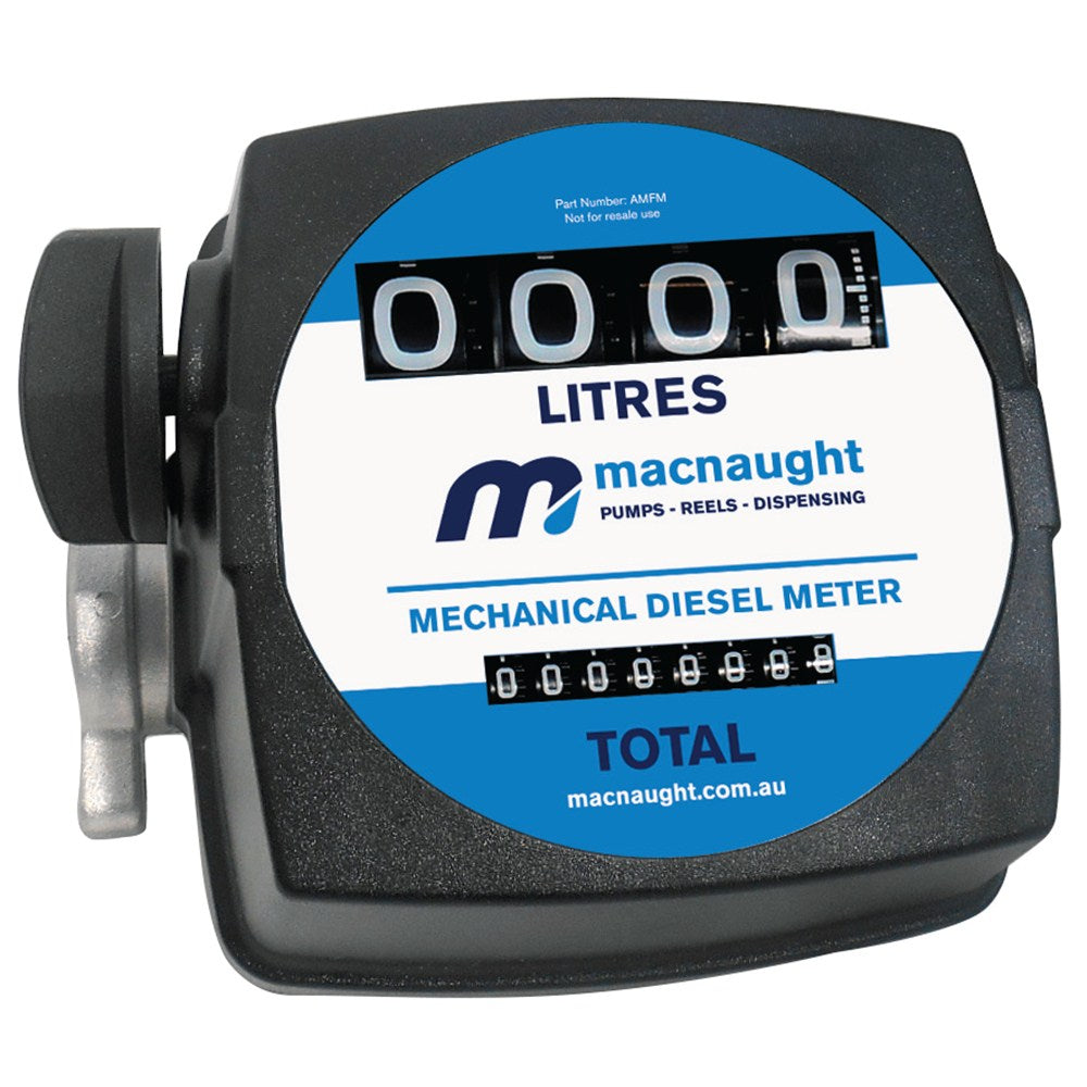 AMFM Macnaught Mechanical Diesel Flow Meter 20–120LPM 1” BSP