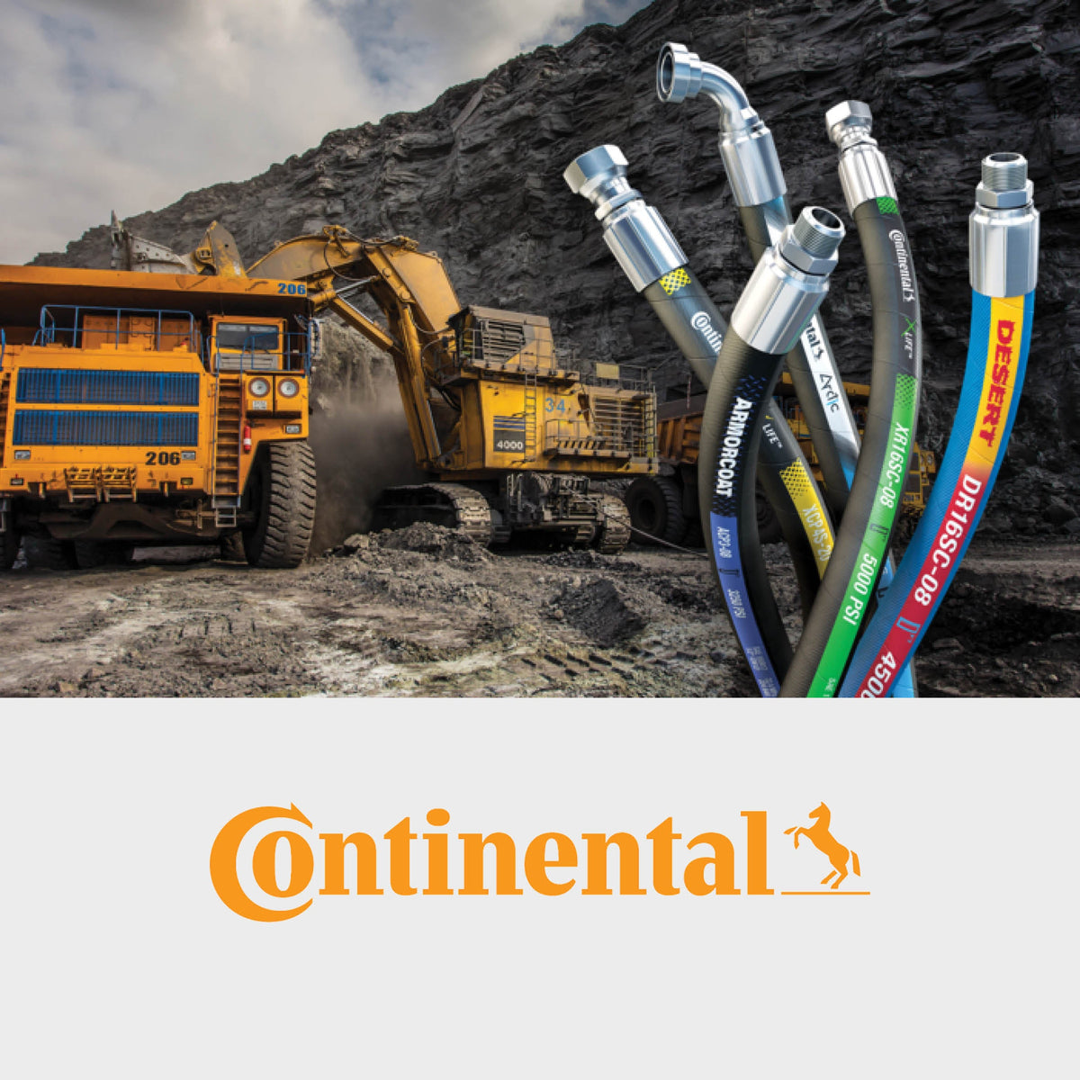 Continental Hydraulic Hose & Fittings OnePiece System Tasmanian